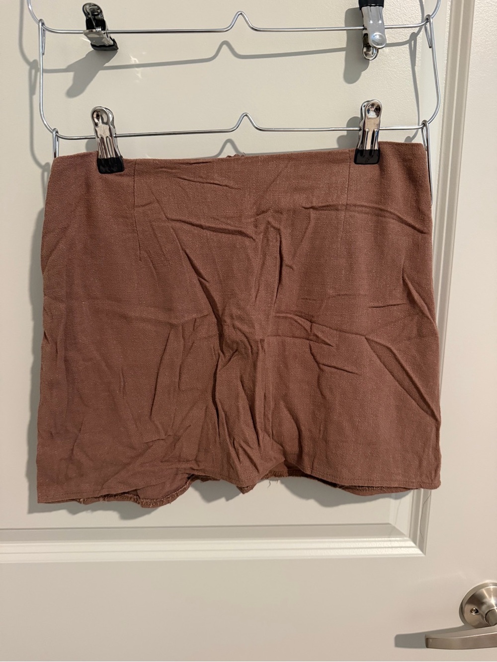 Princess Polly Brown linen Mini Skirt